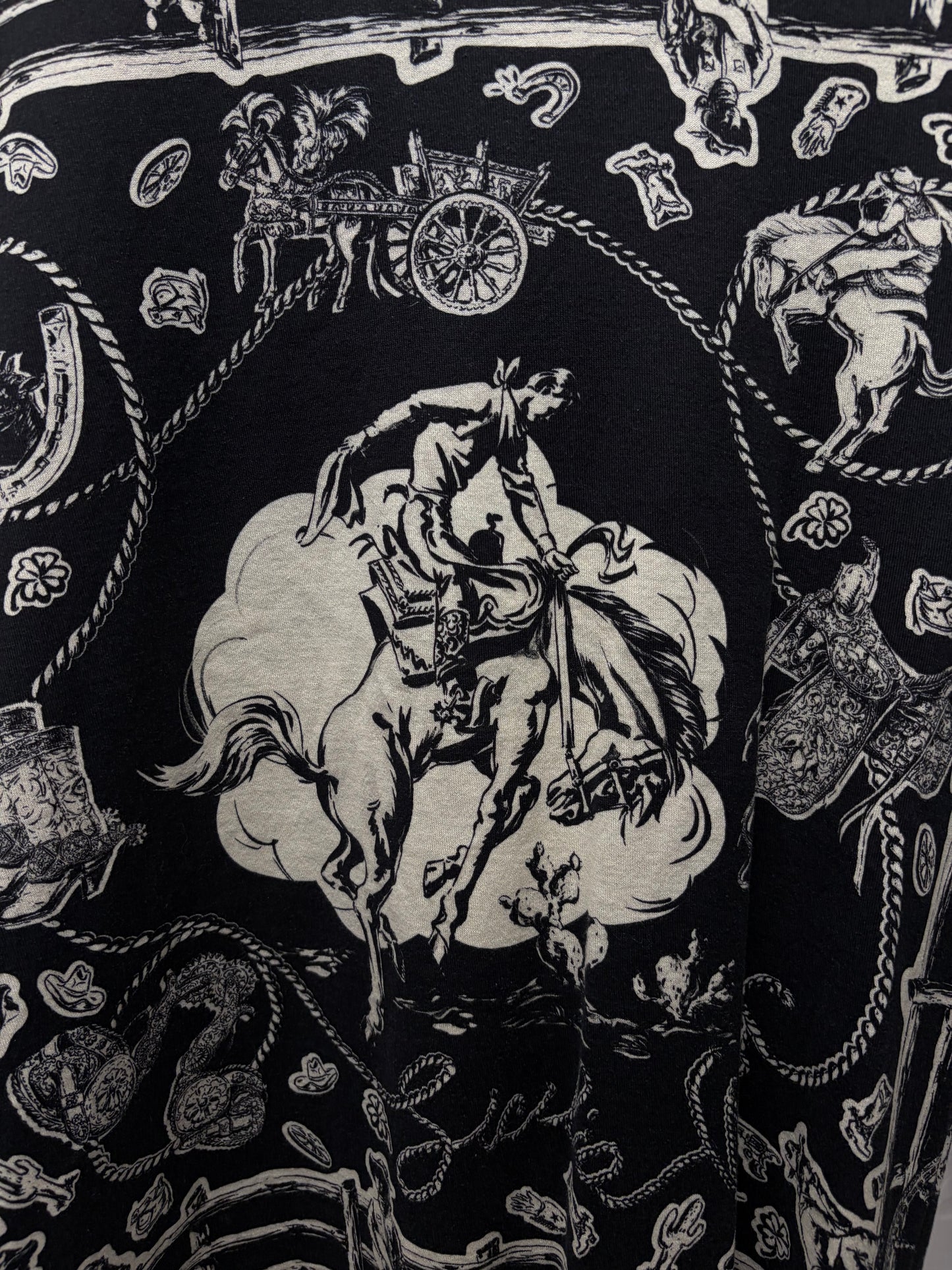 SS2018 Dolce & Gabbana ‘Sicilio Cowboy’ Western Graphic T-Shirt