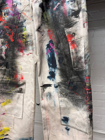 Acne Studios ‘Trompe L’œil’ Painter Wide Leg Denim
