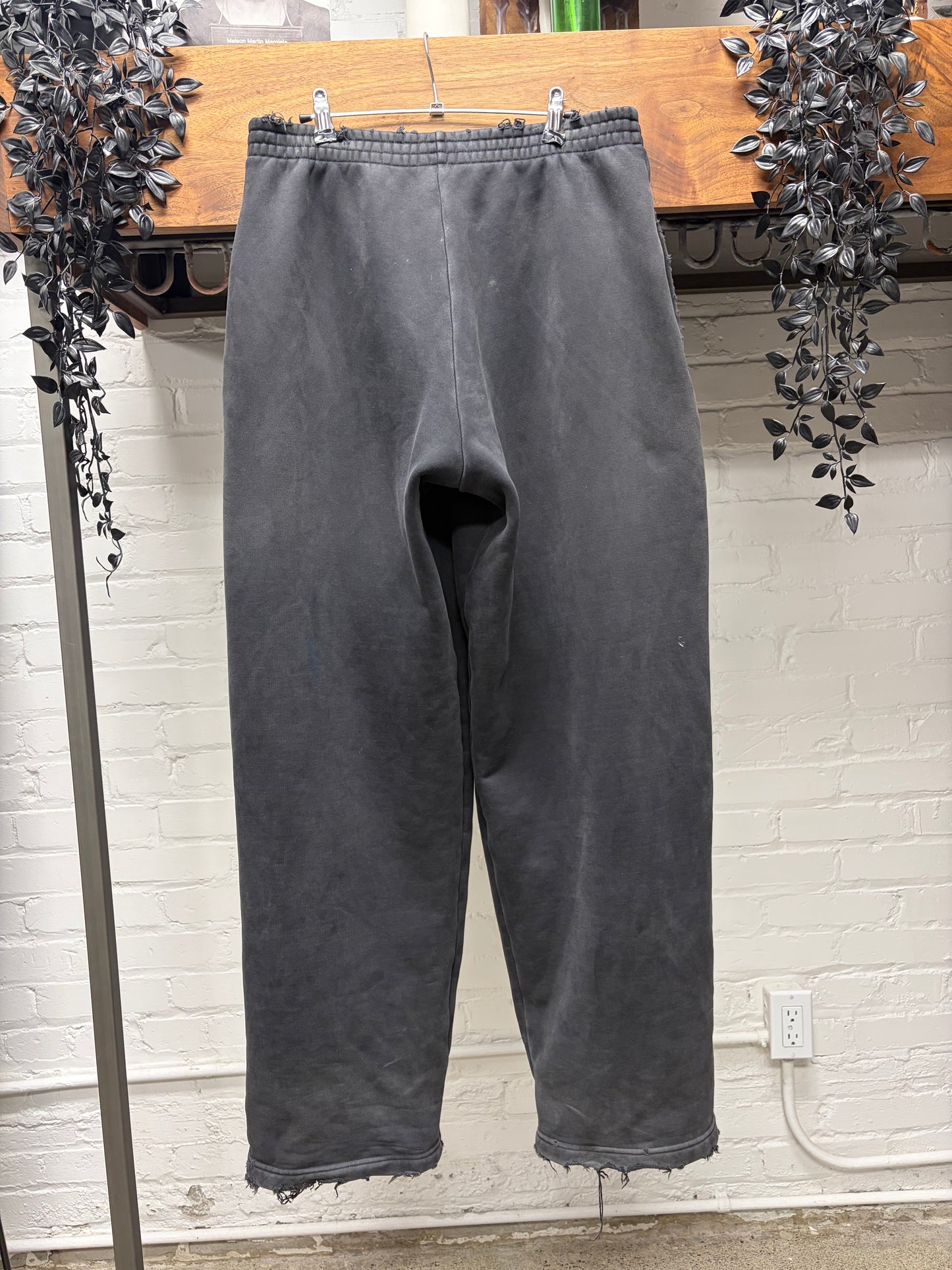 AW2024 Balenciaga ‘See Now Buy Now’ Distressed Heavyweight Cotton Sweatpants