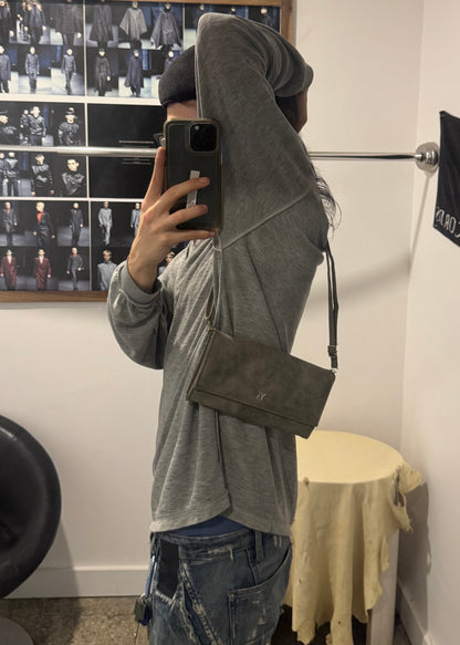 Yohji Yamamoto Y’s Pebbled Leather Shoulder Bag