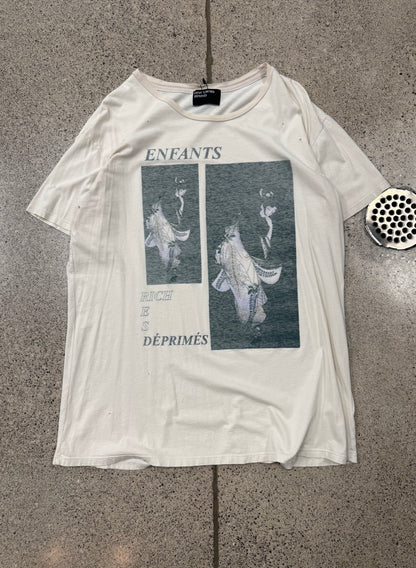 SS2021 Enfants Riche Deprimes ‘Geisha’ Reversible Distressed Tee