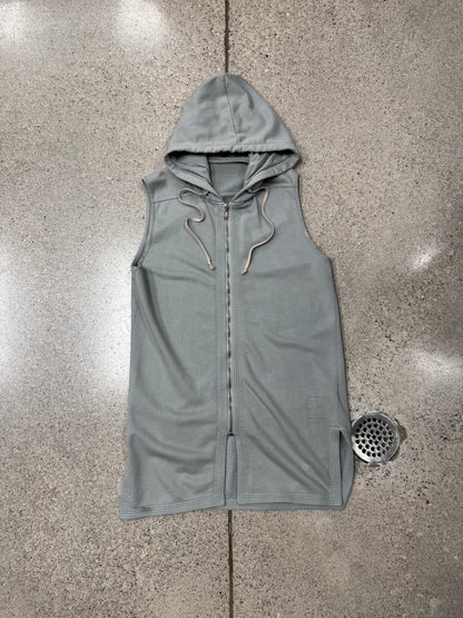 SS2016 Rick Owens ‘Hustler’ Sleeveless Hoodie