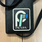 2018 Prada Saffano Leather ID Holder + Lanyard