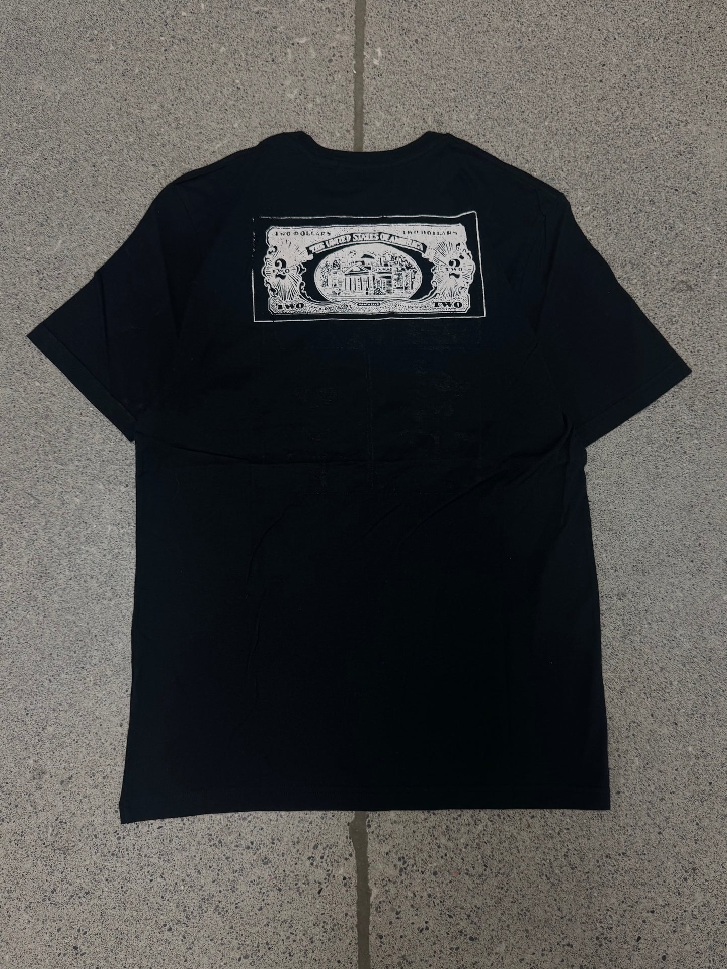 Hysteric Glamour x Andy Warhol ‘2 Dollar Bill Black Graphic T-Shirt