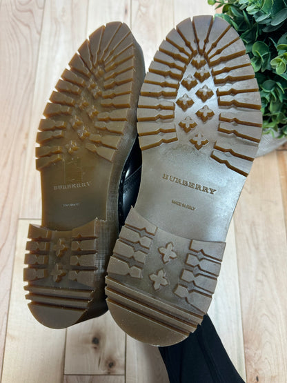 Burberry Bisset Brogue Leather Loafers
