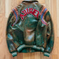 Vintage 1990’s Avirex ‘Champs’ Chenille Patch Leather Varsity Jacket