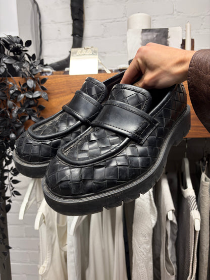 Bottega Veneta ‘Haddock’ Intrecciato Weave Loafers