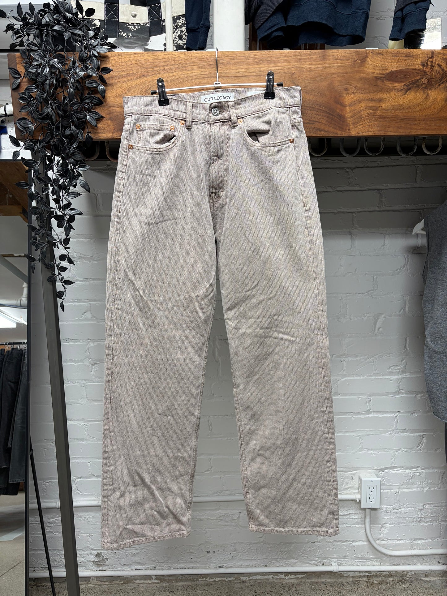 Legacy ‘Third Cut’ Stone Bleached Grey Denim