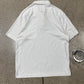 Dries Van Noten White ‘2 Button’ Cotton Collared Polo