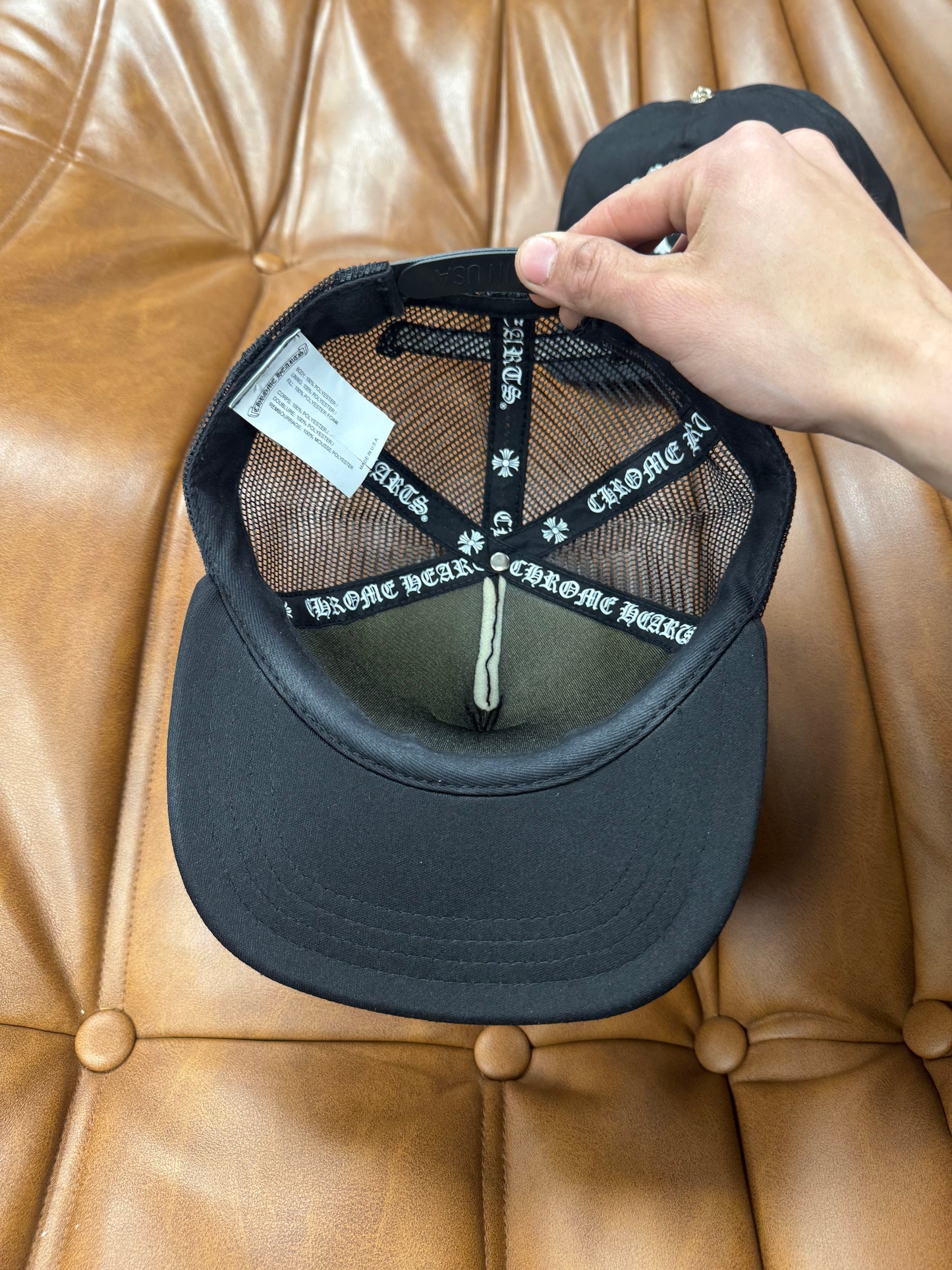 Chrome Hearts Mattyboy ‘Anti’ Mesh Trucker Hat