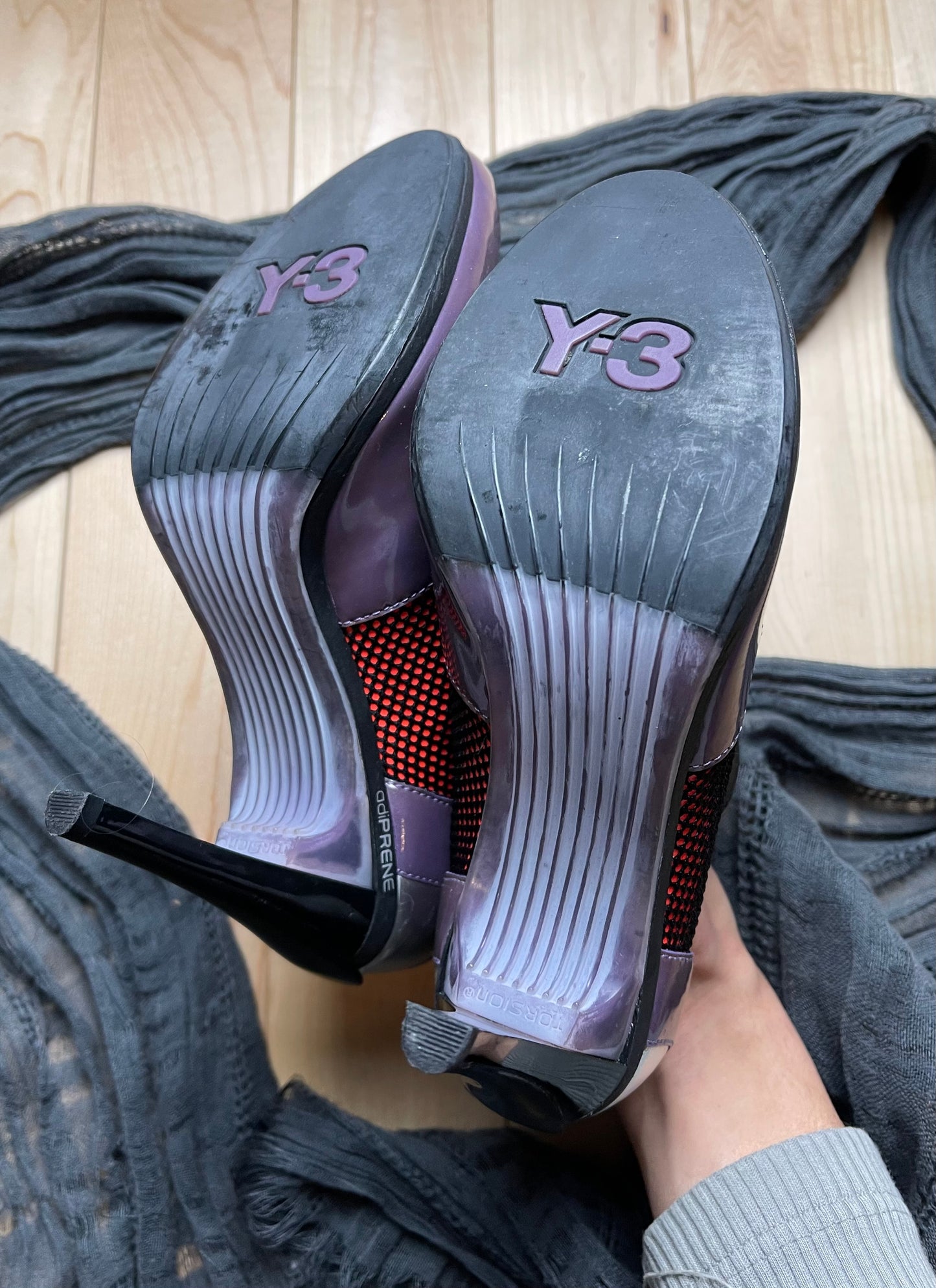 2010 Yohji Yamamoto x Adidas Y3 ‘Torison’ Sneaker Heels