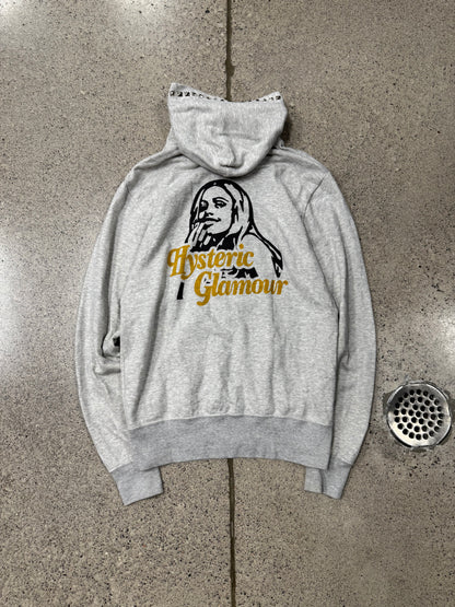 Hysteric Glamour Studded ‘Showgirl’ Zip Up Hoodie