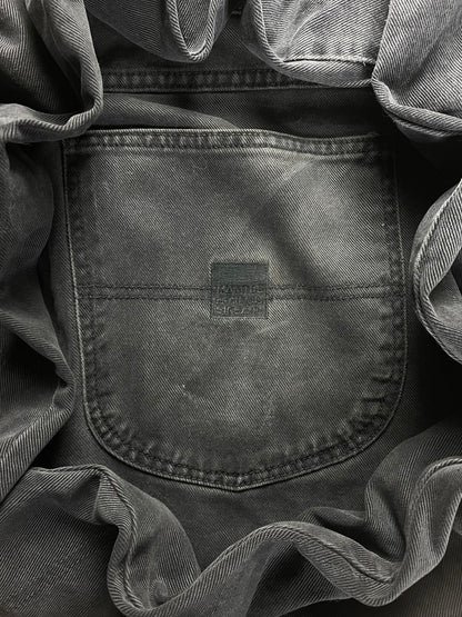Marithe Francois Girbaud Washed Black Baggy Denim