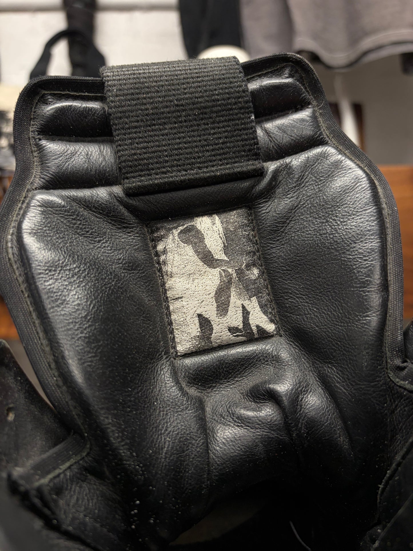 Rick Owens ‘Geobasket’ Black/Milk Leather High Top Sneakers