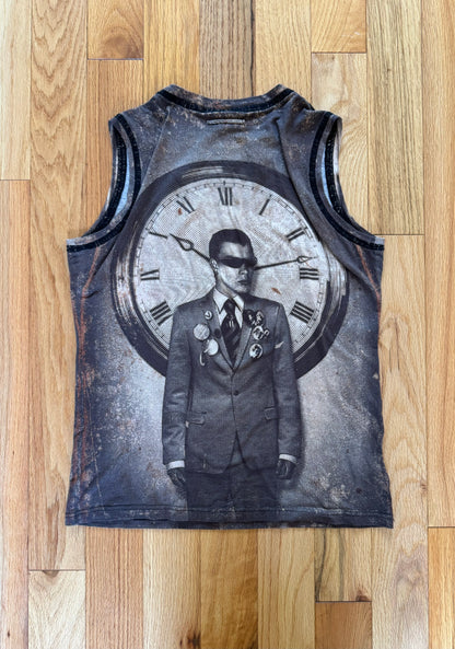 Autumn Winter 2003 Jean Paul Gaultier Clock Tank Top