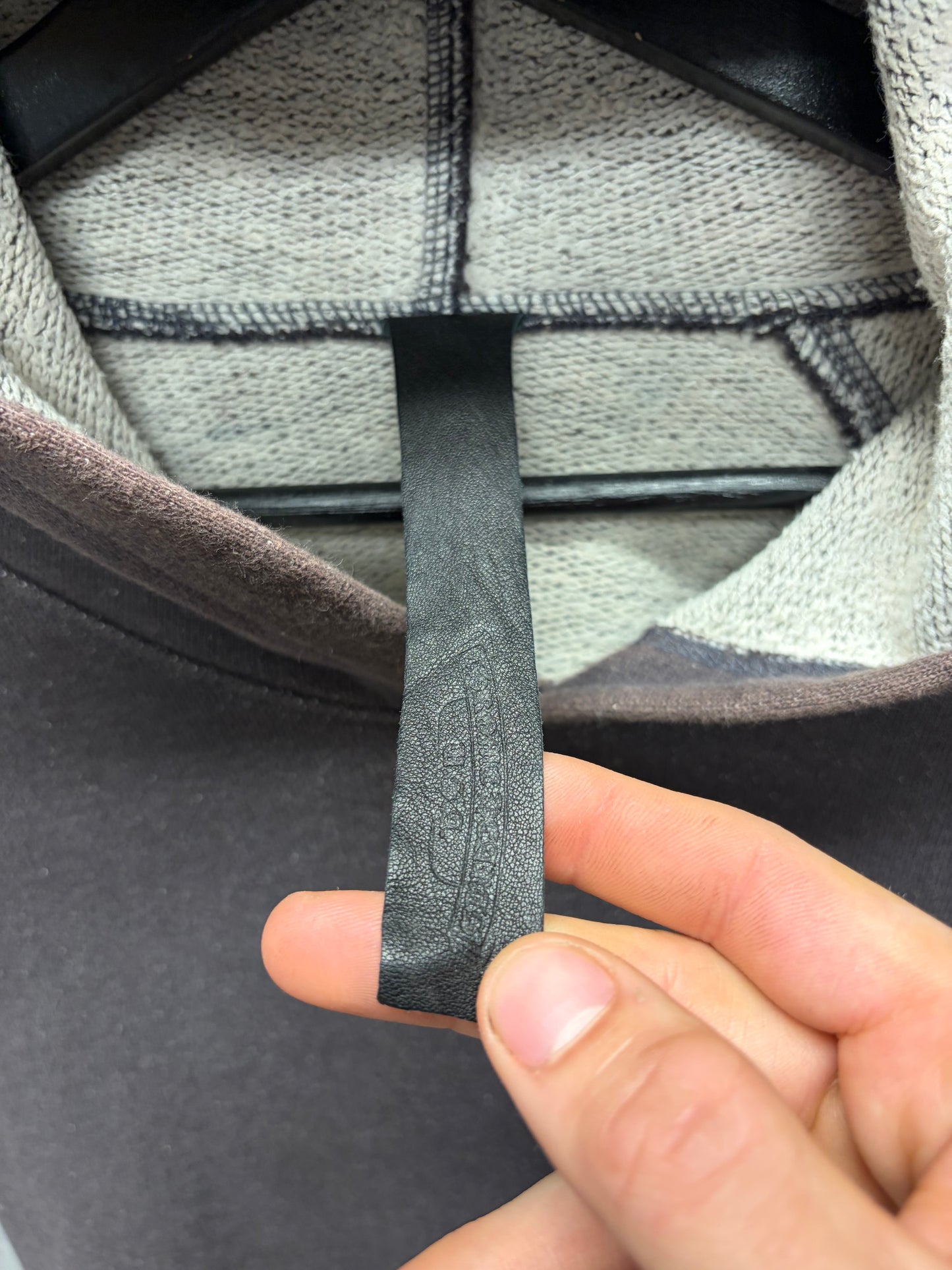 Chrome Hearts ‘Y-Not’ Grey Embroidered Logo Pullover Hoodie