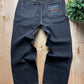 Vintage Kansai Yamamoto Wide Cut Washed Black Baggy Denim