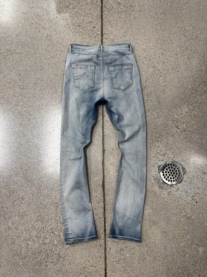 Rick Owens ‘Detroit Cut’ Mineral/Pearl Denim