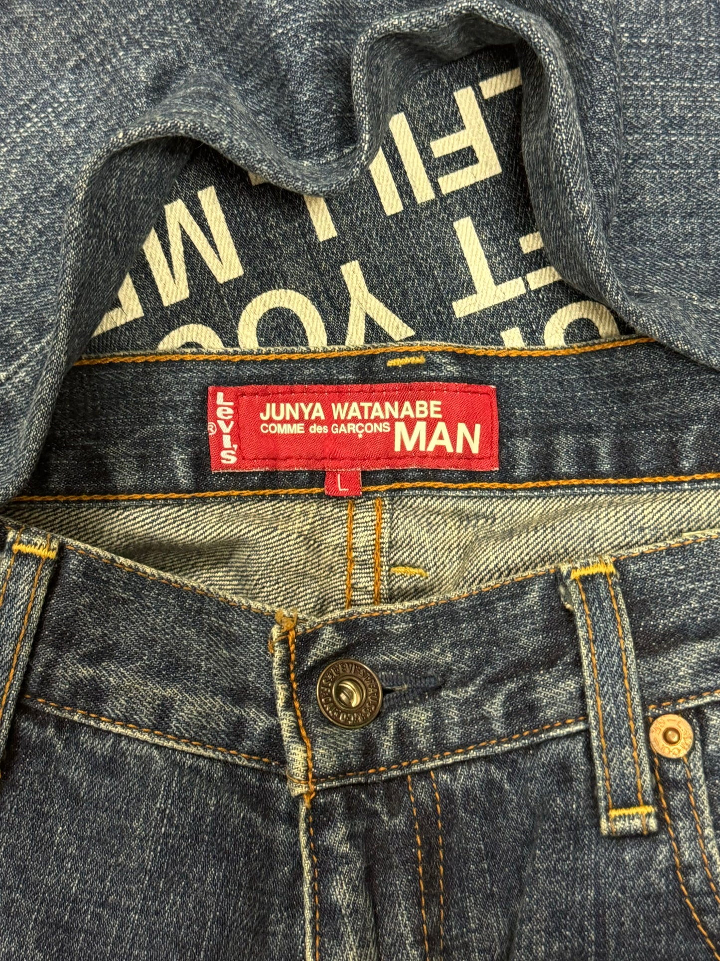 SS2002 Junya Watanabe x Levi’s ‘Poem’ Denim