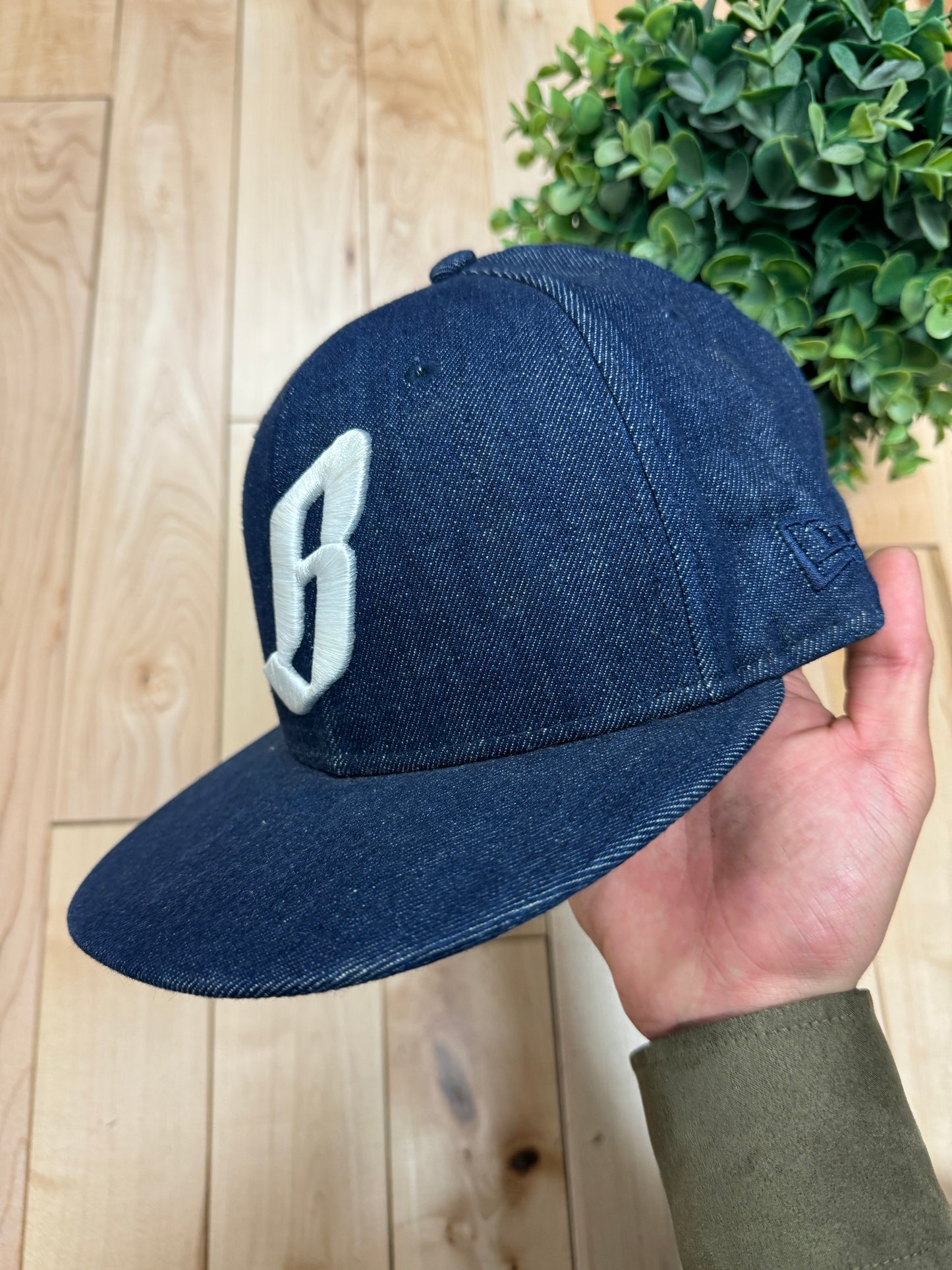 2000s Billionaire Boys Club x New Era Denim Fitted Hat