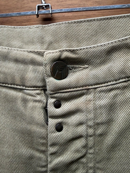 SS2011 Maison Margiela Gradient Earthy Green Bootcut Denim