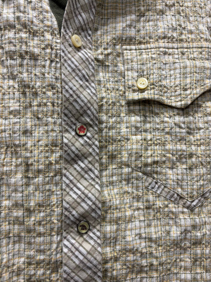 Dolce & Gabbana Gingham Button Up Shirt