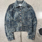 SS2007 Issey Miyake ‘Rose’ Jacquard Embroidered Denim Jacket