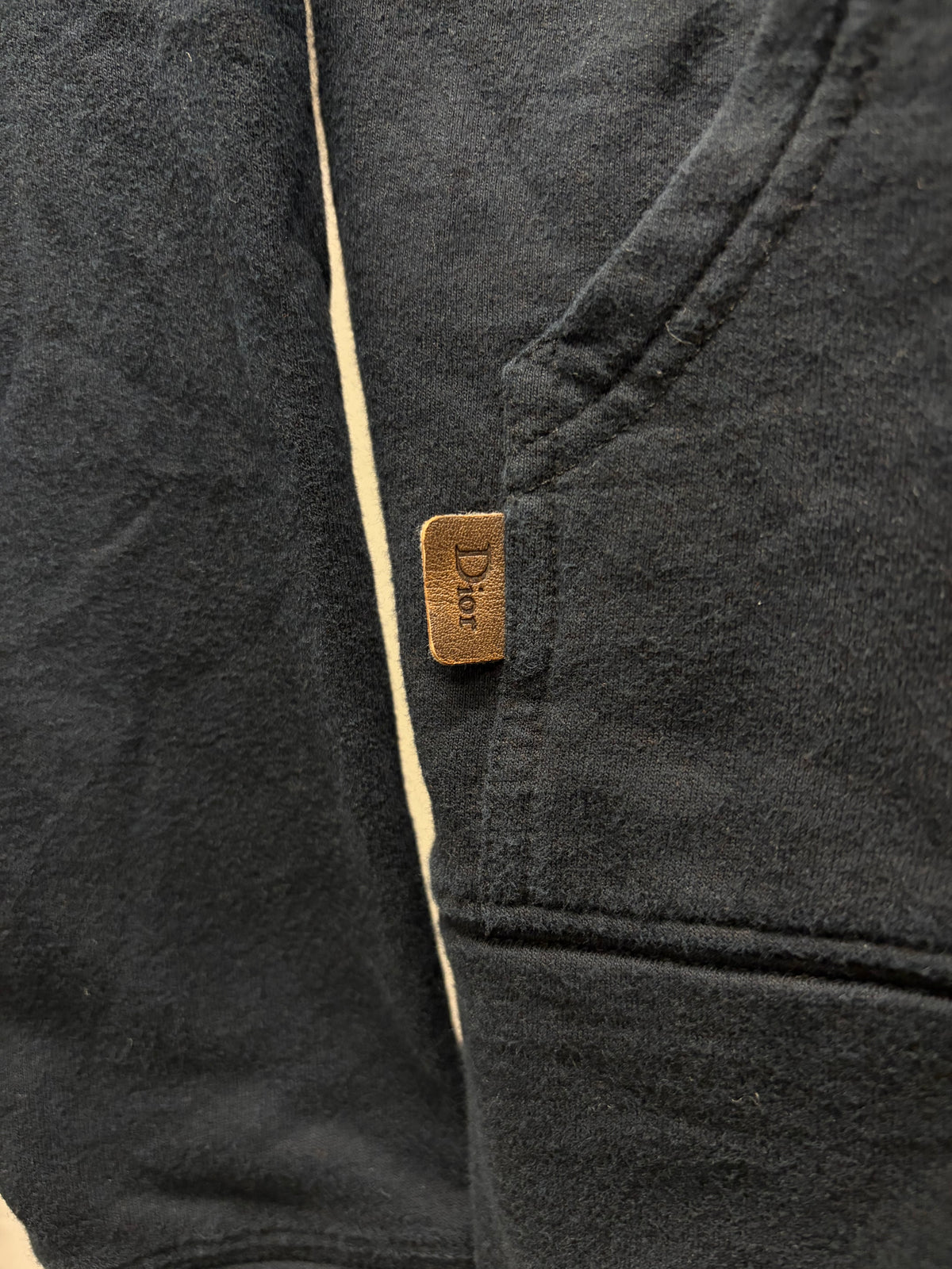 Dior Homme Cotton Zip-Up Hoodie with Silver Finished Hardware