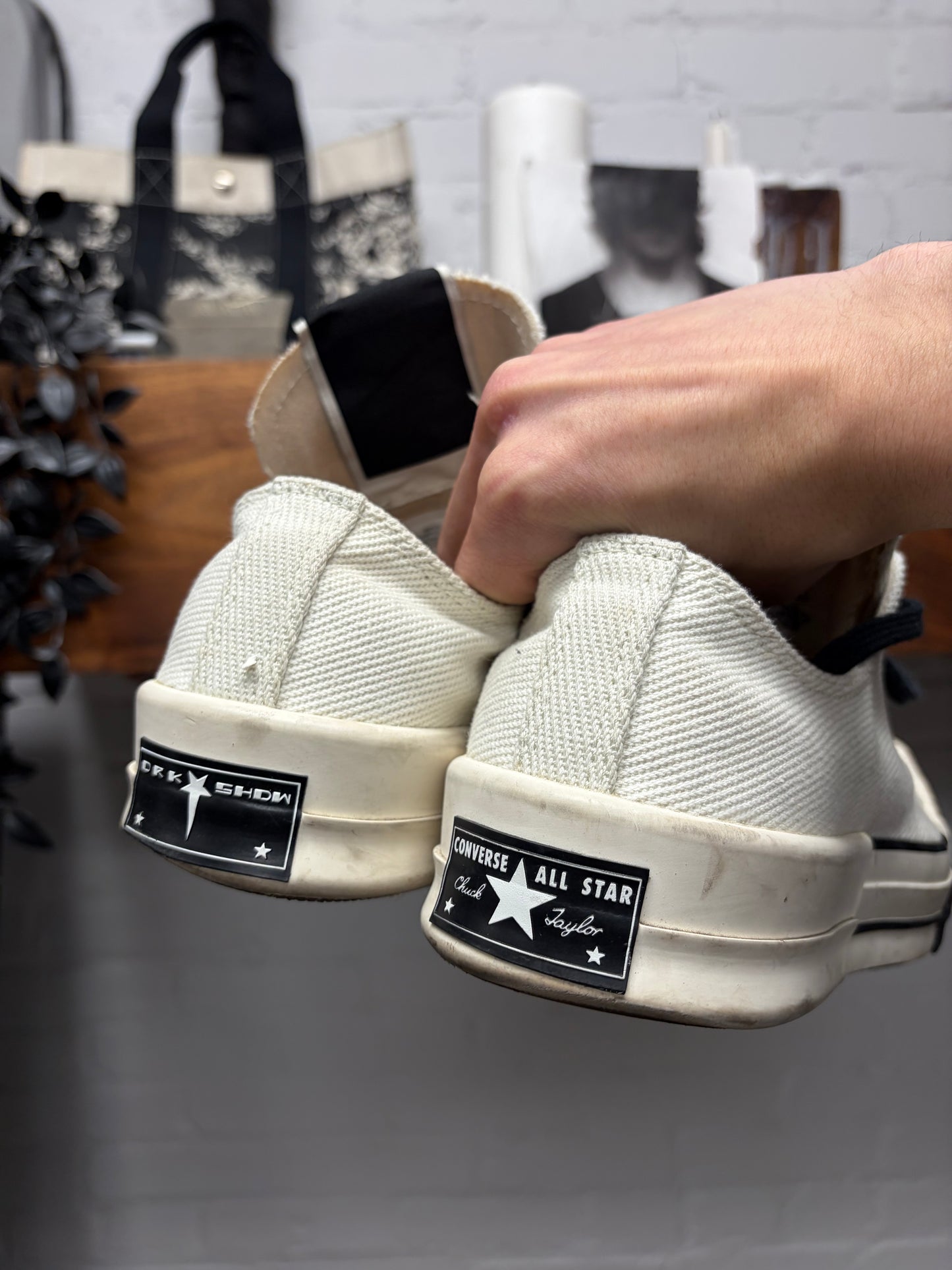 Rick Owens x Converse ‘TURBODRK’ Low Top Sneakers