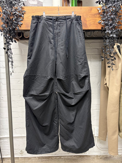 2024 Maison Margiela Lightweight Black ‘Parachute’ Wide Leg Pants