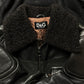 2000’s Dolce & Gabbana Shearling Lined ‘Brown Suede Detailed’ Collared Leather Moto Jacket