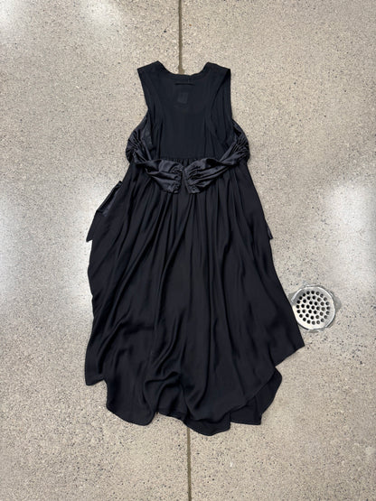 Vintage Jean Paul Gaultier ‘Bow’ Black Semi-Sheer Dress