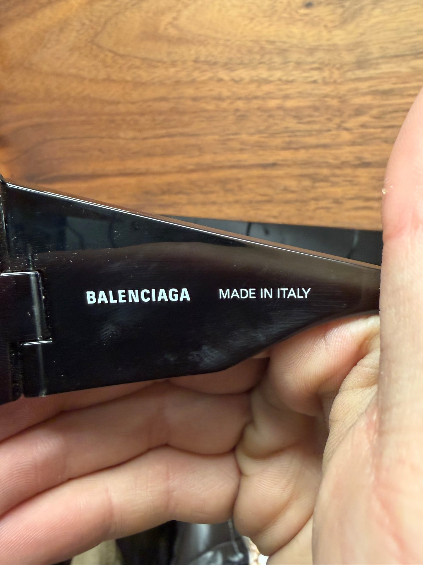 Balenciaga ‘Mask Butterfly 0180S’ Shield Style Rimless Sunglasses