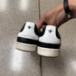 Dior Homme B01 Black/White Leather Low Top Sneakers