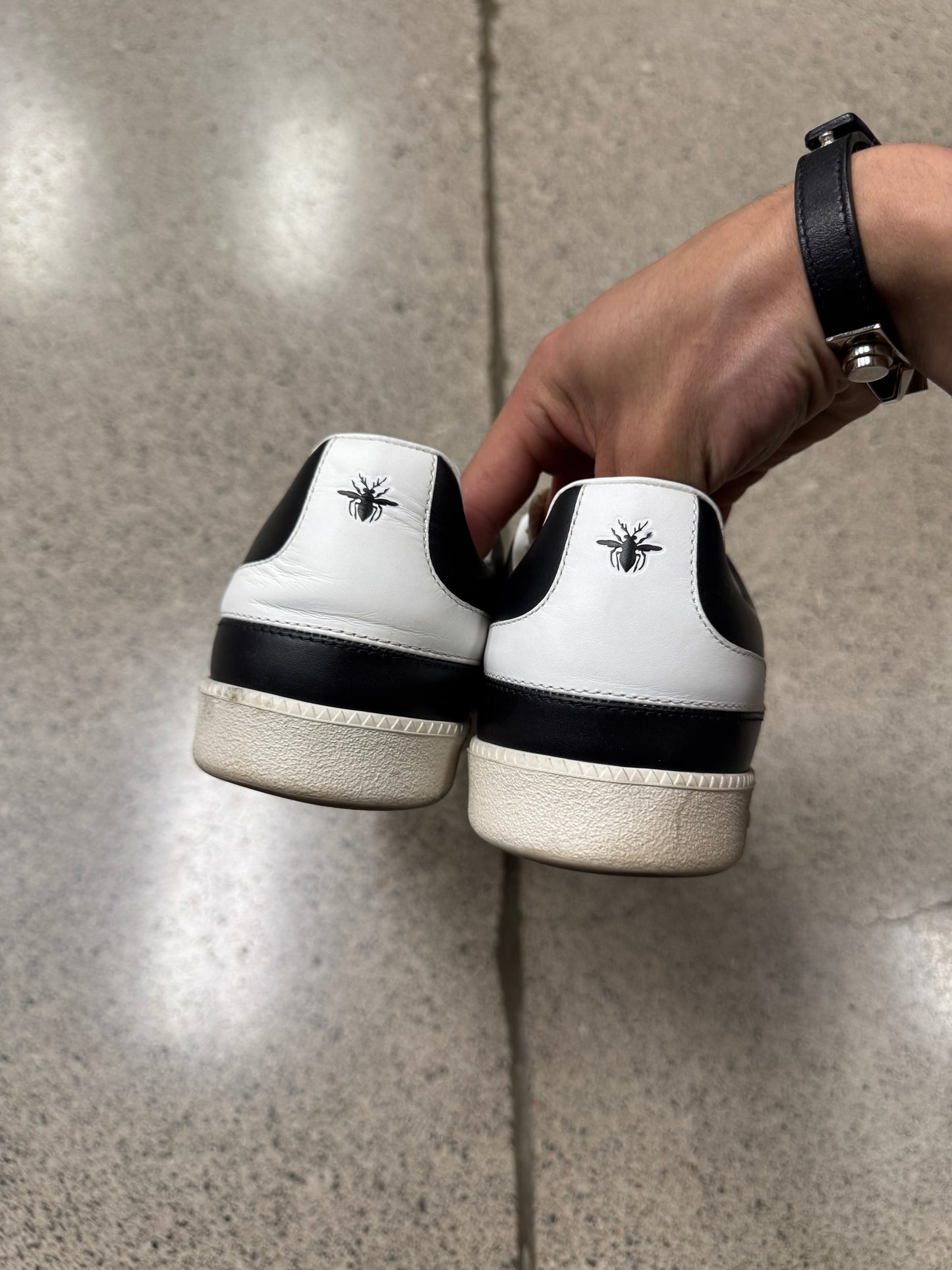Dior Homme B01 Black/White Leather Low Top Sneakers