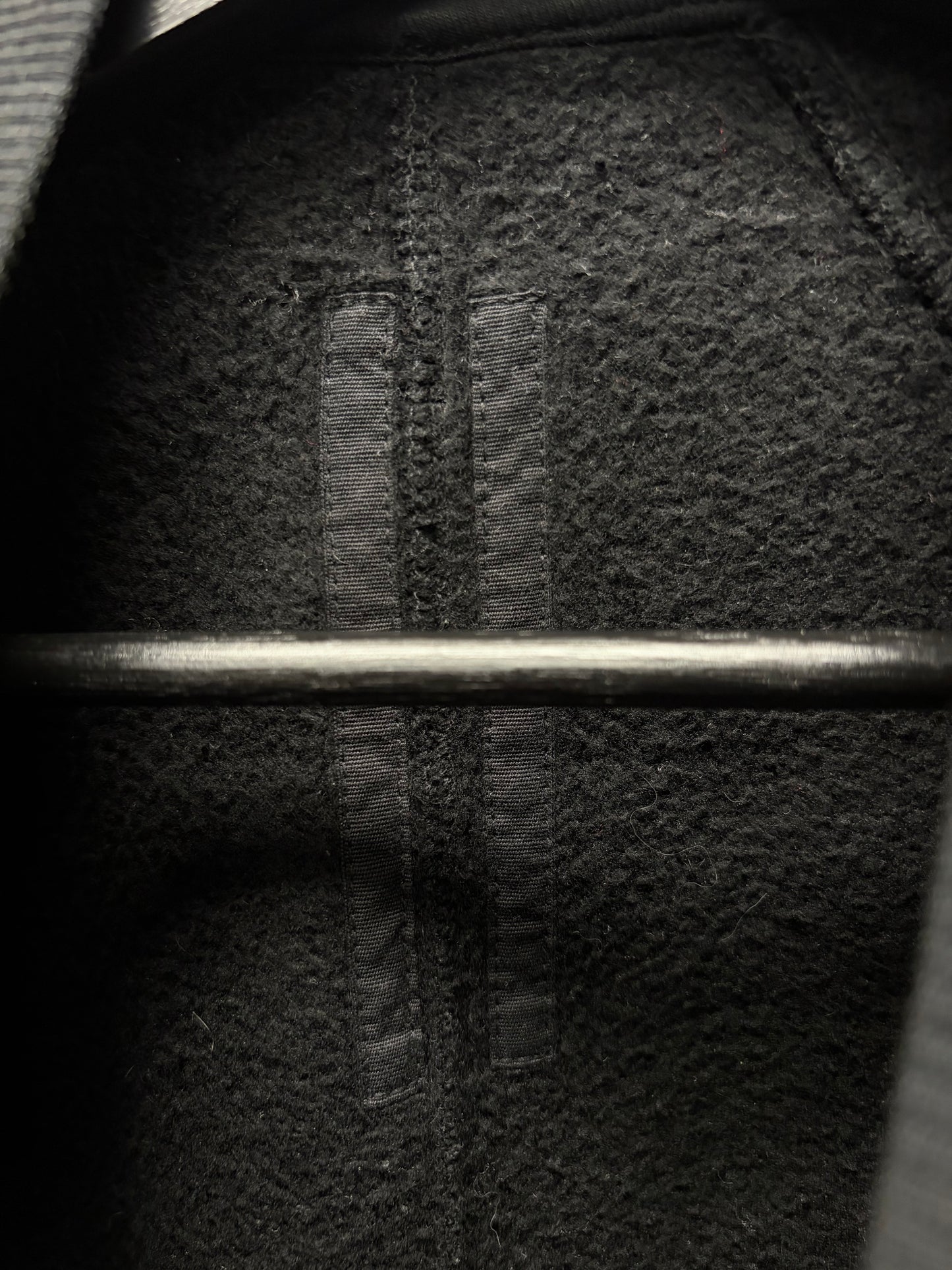 Rick Owens DRKSHDW Long Black Cotton Sweatshirt
