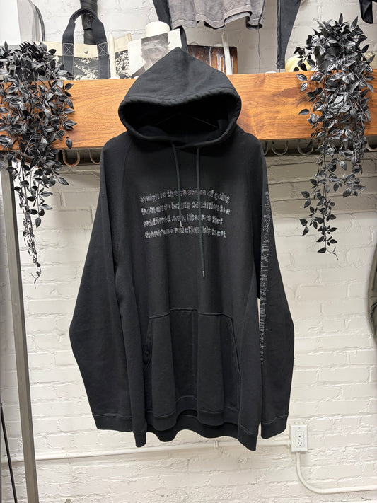 Takahiro Miyashita ‘Design Process’ Black Slogan Hoodie