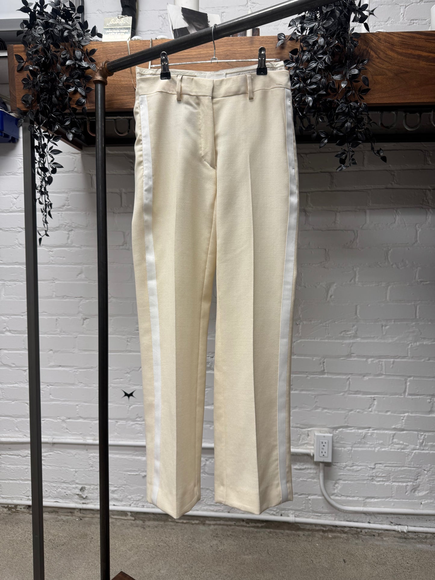 90s Maison Martin Margiela ‘Blank Tag’ Striped ‘Marching Band’ Trousers