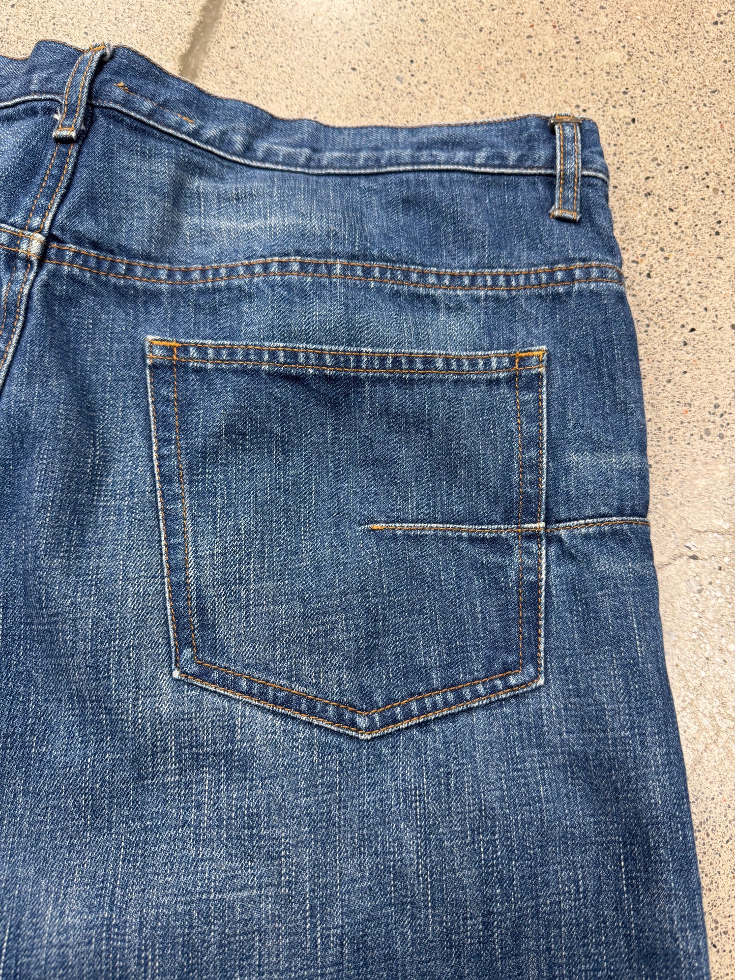 Dior Homme ‘Clawmark’ Washed Blue Denim