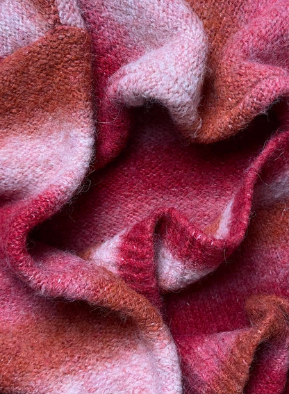 Wooyoungmi Pink Striped Wool Knit Sweater