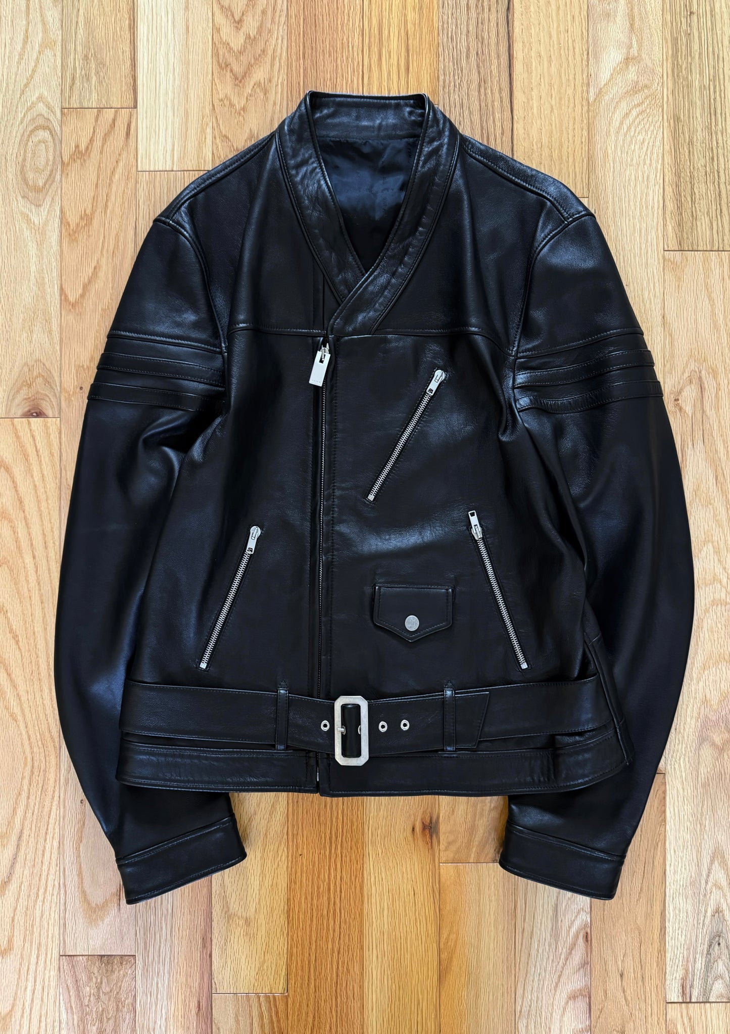 AW2019 Alyx x Blackmeans Kimono Leather Motorcyle Jacket