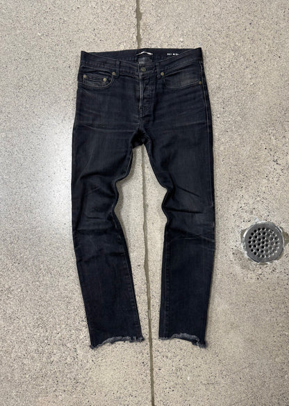 2014 Saint Laurent By Hedi Slimane ‘D01’ Black Skinny Jeans