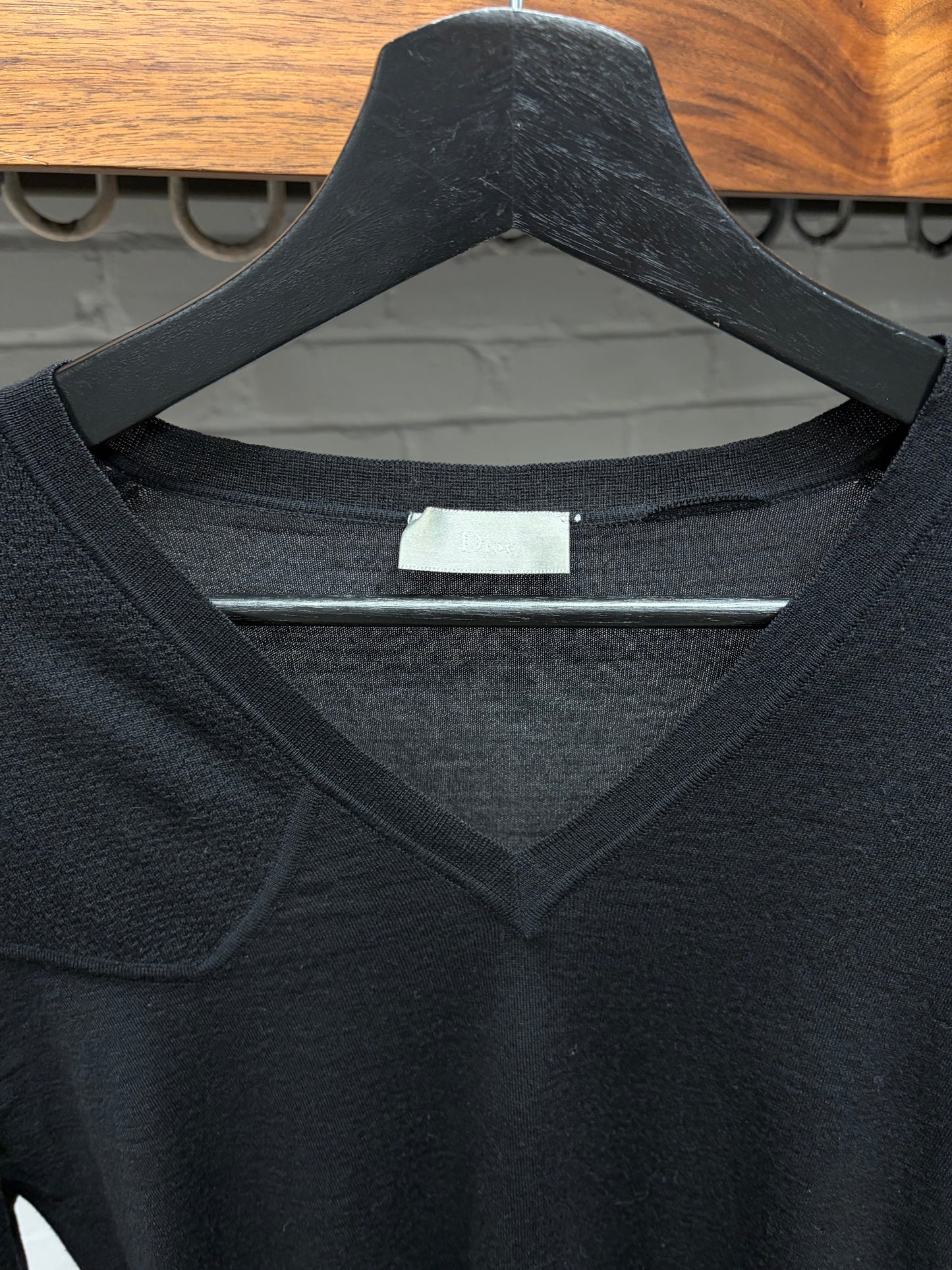 AW2004 Dior Homme by Hedi Slimane ‘Victim of the Crime’ V-Neck Sweater