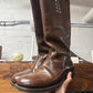 Maison Margiela ‘Roper’ Brown Leather High Cut Riding Boots
