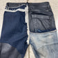 SAMPLE Rick Owens DRKSHDW Black/Blue Waxed ‘Tyrone’ Denim