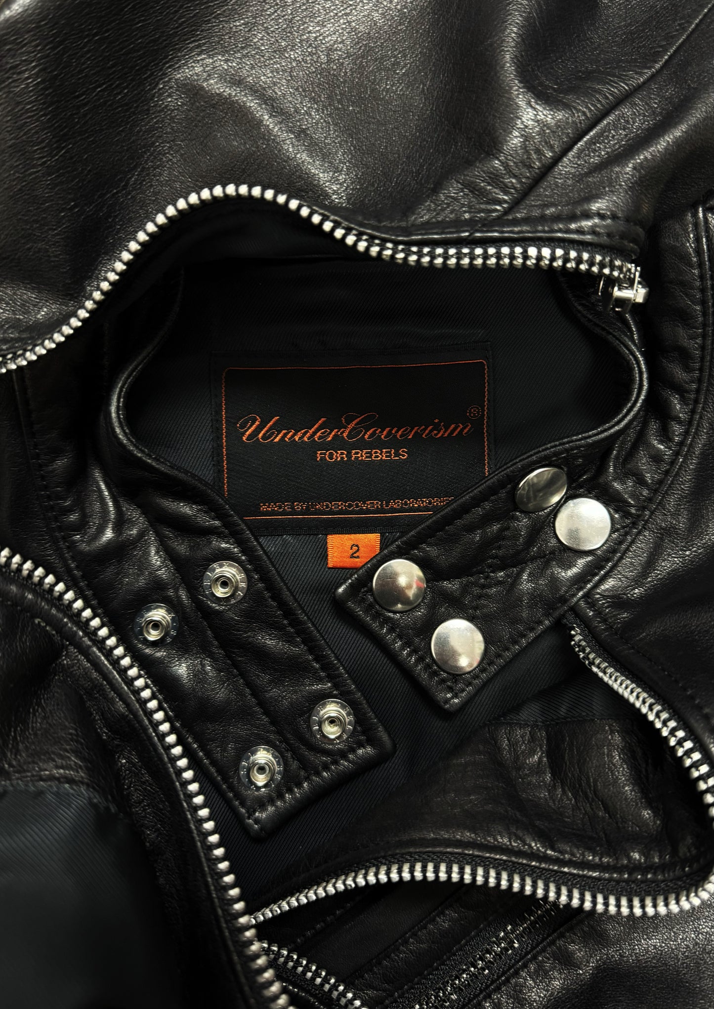 Autumn Winter 2007 Undercover ‘Hybrid Calfskin Leather Jacket