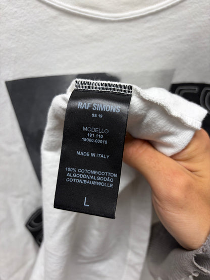 SS2019 Raf Simons x Robert Mapplethorpe ‘Couple Clubbers’ White Graphic T-Shirt