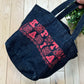 Kapital Red ‘Paisley Logo’ Denim Tote Bag