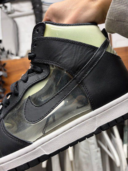 2017 Comme Des Garçons Homme Plus x Nike Dunk Clear High Top Sneakers