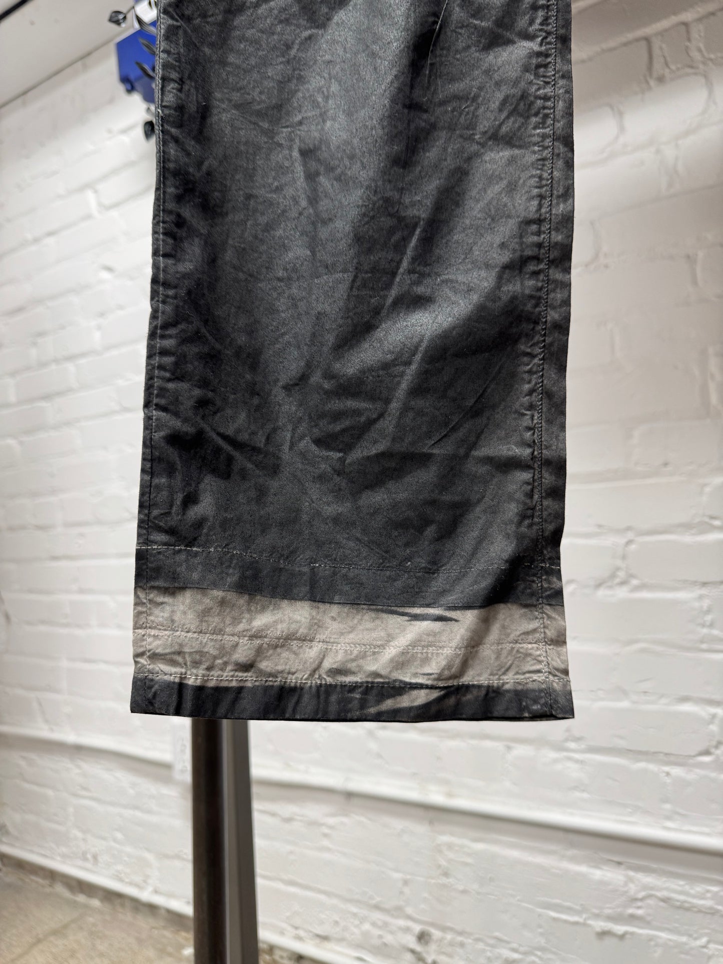 Rick Owens ‘Mud Clot’ Faded Black Bootcut Denim